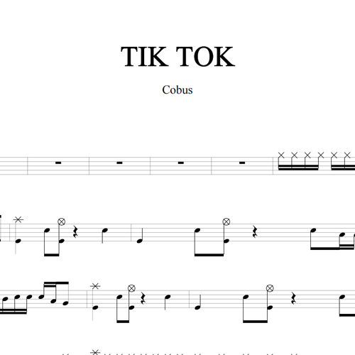 鼓谱*Cobus_Tik Tok.asp